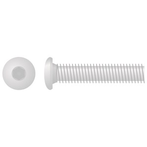 BUTTON HEAD ALLEN BOLT M8X1.25X40 10MM  10-PACK